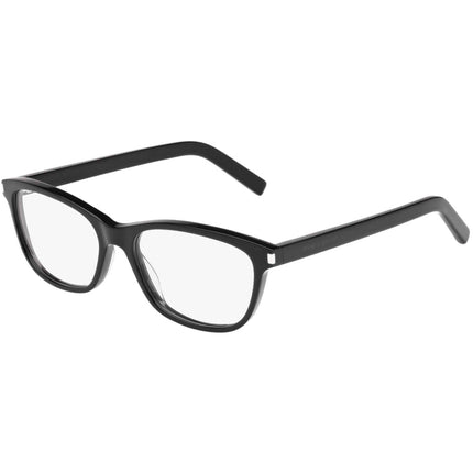 Saint Laurent Women's Eyeglasses - Black Plastic Square Frame Demo Lens | SL120 015 ,