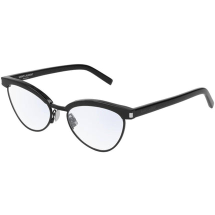 Saint Laurent Women's Eyeglasses - Black Plastic/Metal Frame | SAINT LAURENT SL218 001 ,