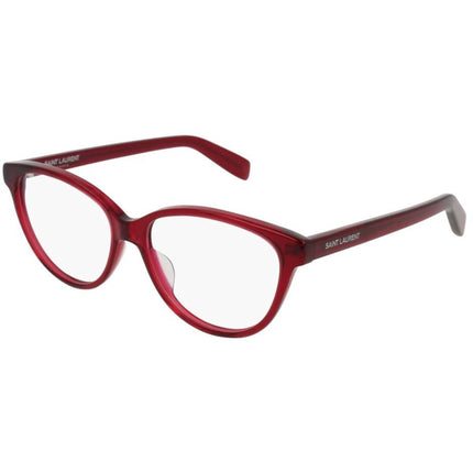 Saint Laurent Women's Eyeglasses - Burgundy Cat Eye Frame | SAINT LAURENT SL171 003 ,