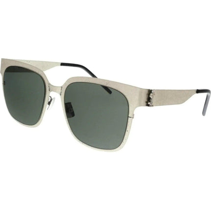 Saint Laurent Women's Sunglasses - Grey Lens Silver Frame | SAINT LAURENT SLM41 7 ,