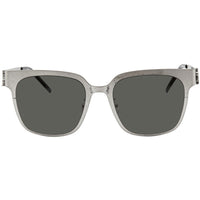 Saint Laurent Women's Sunglasses - Grey Lens Silver Frame | SAINT LAURENT SLM41 7 ,