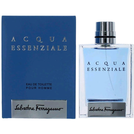 Salvatore Ferragamo Men's Eau De Toilette Spray - Acqua Essenziale, 3.4 oz ,