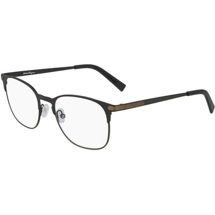 Salvatore Ferragamo Men's Eyeglasses - Army Green/Gold | SALVATORE FERRAGAMO2191 327 ,