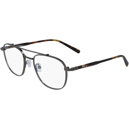 Salvatore Ferragamo Men's Eyeglasses - Dk Ruthenium Frame | SALVATORE FERRAGAMO2183 69 ,