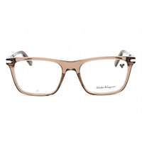 Salvatore Ferragamo Men's Eyeglasses - Full Rim Transparent Sand Frame | SF2959 278 ,