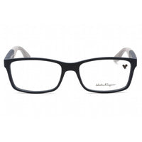 Salvatore Ferragamo Men's Eyeglasses - Matte Blue Plastic Rectangular | SF2908 401 ,