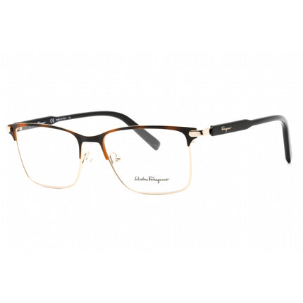 Salvatore Ferragamo Men's Eyeglasses - Shiny Gold/Tortoise Metal Frame | SF2179 723 ,