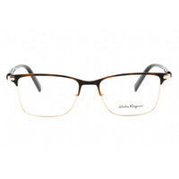 Salvatore Ferragamo Men's Eyeglasses - Shiny Gold/Tortoise Metal Frame | SF2179 723 ,
