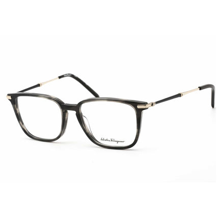 Salvatore Ferragamo Men's Eyeglasses - Striped Khaki Rectangular Frame | SF2861 319 ,