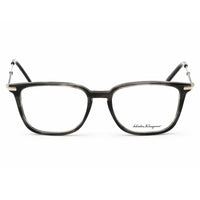 Salvatore Ferragamo Men's Eyeglasses - Striped Khaki Rectangular Frame | SF2861 319 ,