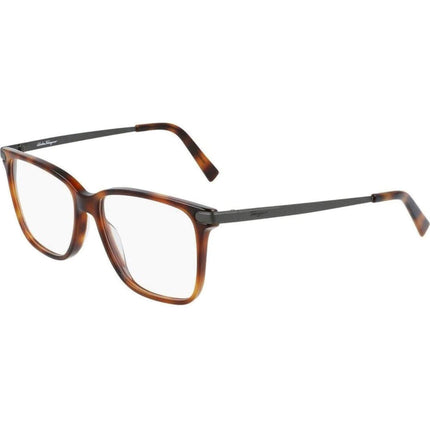 Salvatore Ferragamo Men's Eyeglasses - Tort and Ruthenium | SALVATORE FERRAGAMO2877 68 ,