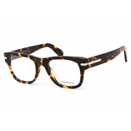 Salvatore Ferragamo Men's Eyeglasses - Tortoise Square Frame Demo Lens | SF2896 214 ,