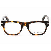 Salvatore Ferragamo Men's Eyeglasses - Tortoise Square Frame Demo Lens | SF2896 214 ,