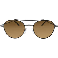 Salvatore Ferragamo Men's Sunglasses - Black and Dark Ruthenium Frame | SF226S 021 ,