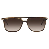 Salvatore Ferragamo Men's Sunglasses - Gradient Brown Lens Square Frame | SF966S 319 ,