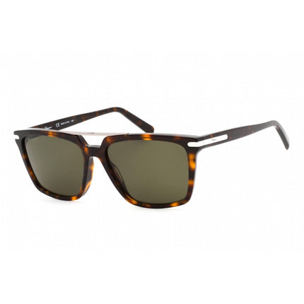 Salvatore Ferragamo Men's Sunglasses - Tortoise Square Frame Brown Lens | SF1037S 240 ,