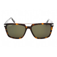 Salvatore Ferragamo Men's Sunglasses - Tortoise Square Frame Brown Lens | SF1037S 240 ,