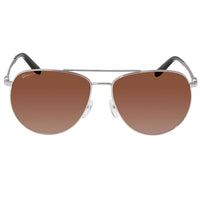 Salvatore Ferragamo Unisex Sunglasses - Brown Polarized Lens Aviator | SF157S 045 ,