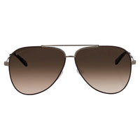 Salvatore Ferragamo Unisex Sunglasses - Dark Brown Lens Full-Rim Frame | SF131S 211 ,