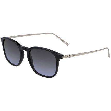 Salvatore Ferragamo Unisex Sunglasses - Grey Gradient Lens Black Frame | SF2846S 001 ,