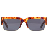 Salvatore Ferragamo Unisex Sunglasses - Tortoise and Gold Rectangular | SF276S 271 ,