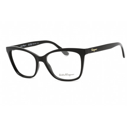 Salvatore Ferragamo Women's Eyeglasses - Black Cat Eye Plastic Frame | SF2929 001 ,