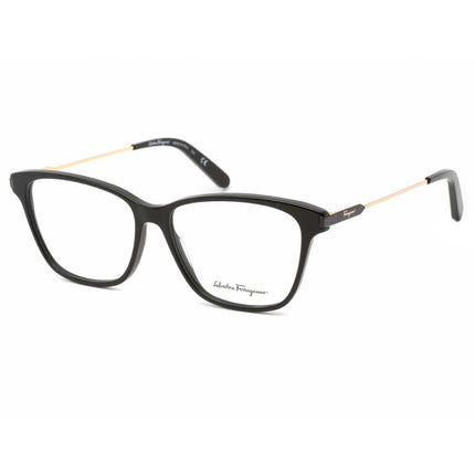 Salvatore Ferragamo Women's Eyeglasses - Black Rectangular Plastic Frame | SF2851 001 ,
