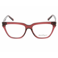 Salvatore Ferragamo Women's Eyeglasses - Burgundy Cat-Eye Plastic Frame | SF2893 604 ,