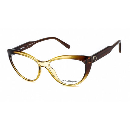 Salvatore Ferragamo Women's Eyeglasses - Cat Eye Brown Gradient Frame | SF2853 250 ,