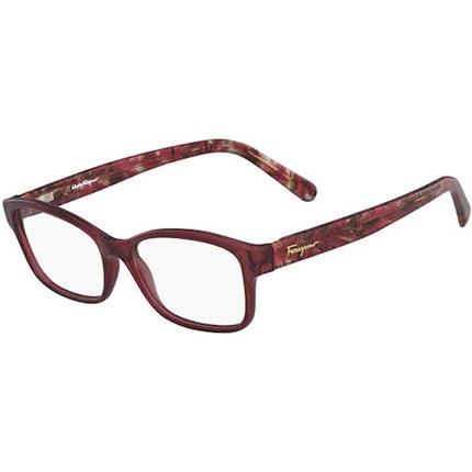 Salvatore Ferragamo Women's Eyeglasses - Crystal Red | SALVATORE FERRAGAMO SF2798 613 ,
