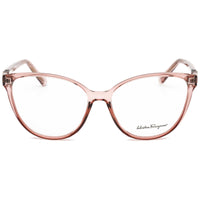Salvatore Ferragamo Women's Eyeglasses - Crystal Rose Cat-Eye Frame | SF2901 610 ,