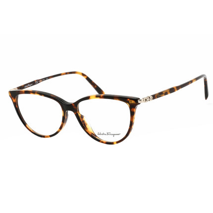 Salvatore Ferragamo Women's Eyeglasses - Dark Tortoise Cat-Eye Frame | SF2870 219 ,