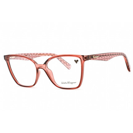 Salvatore Ferragamo Women's Eyeglasses - Full Rim Antique Rose Plastic | SF2868 643 ,