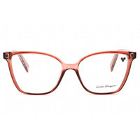 Salvatore Ferragamo Women's Eyeglasses - Full Rim Antique Rose Plastic | SF2868 643 ,