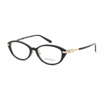 Salvatore Ferragamo Women's Eyeglasses - Full Rim Black Oval Plastic | SF2882RA 001 ,