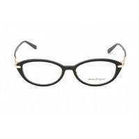 Salvatore Ferragamo Women's Eyeglasses - Full Rim Black Oval Plastic | SF2882RA 001 ,