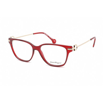 Salvatore Ferragamo Women's Eyeglasses - Full Rim Cat Eye Burgundy Frame | SF2864 604 ,