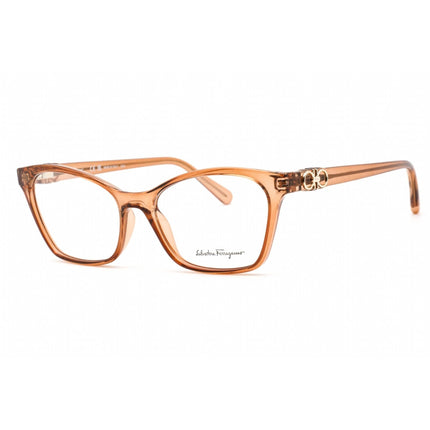 Salvatore Ferragamo Women's Eyeglasses - Full Rim Crystal Brown Frame | SF2902 210 ,