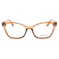 Salvatore Ferragamo Women's Eyeglasses - Full Rim Crystal Brown Frame | SF2902 210 ,