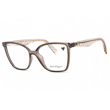 Salvatore Ferragamo Women's Eyeglasses - Full Rim Crystal Grey Plastic | SF2868 057 ,