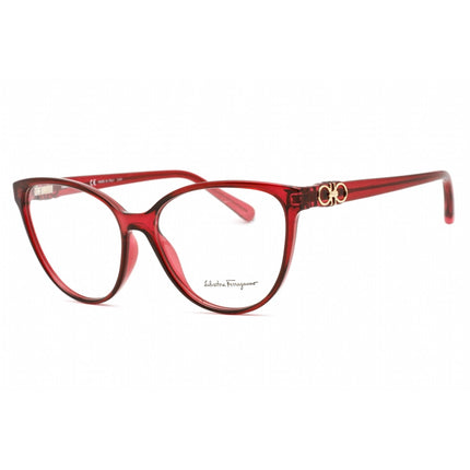 Salvatore Ferragamo Women's Eyeglasses - Full Rim Crystal Wine Acetate | SF2901 612 ,