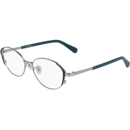 Salvatore Ferragamo Women's Eyeglasses - Gold/Petrol | SALVATORE FERRAGAMO2540A 719 ,