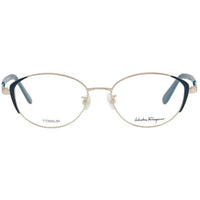 Salvatore Ferragamo Women's Eyeglasses - Gold/Petrol | SALVATORE FERRAGAMO2540A 719 ,