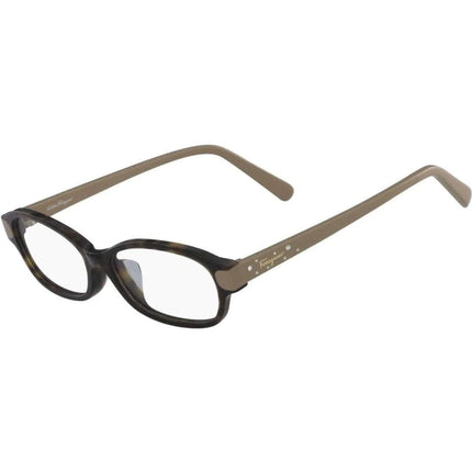 Salvatore Ferragamo Women's Eyeglasses - Havana/Nut | SALVATORE FERRAGAMO SF2795RA 214 ,