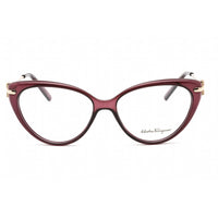 Salvatore Ferragamo Women's Eyeglasses - Orchid/Rose Gold Cat Eye Frame | SF2871R 549 ,