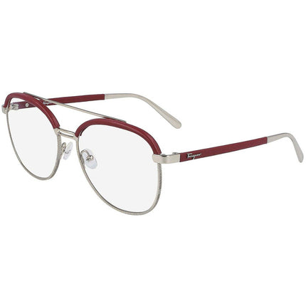 Salvatore Ferragamo Women's Eyeglasses - Pilot Frame | SALVATORE FERRAGAMO SF2195L 744 ,