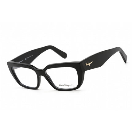 Salvatore Ferragamo Women's Eyeglasses - Rectangular Black Plastic Frame | SF2905 001 ,