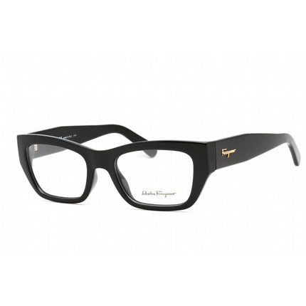 Salvatore Ferragamo Women's Eyeglasses - Rectangular Black Plastic Frame | SF2922 001 ,