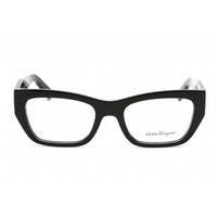 Salvatore Ferragamo Women's Eyeglasses - Rectangular Black Plastic Frame | SF2922 001 ,