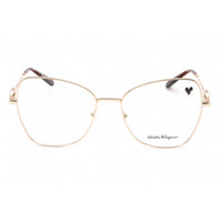 Salvatore Ferragamo Women's Eyeglasses - Rose Gold Rectangular Frame | SF2221 770 ,